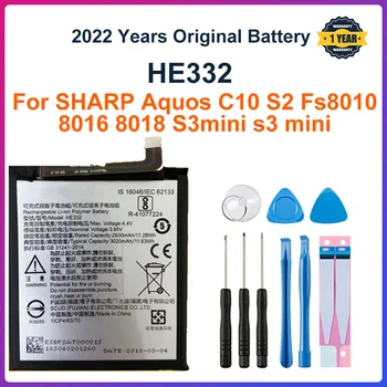 Naujas Aukštos kokybės 3020mAh HE332 Baterija SHARP Aquos C10 S2 Fs8010 8016 8018 S3mini s3 mini Baterija + Įrankiai