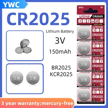Naujas cr2025 3V Ličio Baterija DL2025 BR2025 KCR2025 CR 2025 Mygtuką Monetos Ląstelių Automobilių Nuotolinio Valdymo Žiūrėti calcularadora
