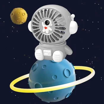 Naujas Mielas Astronautas Valdos Mažas Ventiliatorius, Mini Nešiojamas Baterija Usb Studentų Ranka Ūkyje Ventiliatorius Dovana