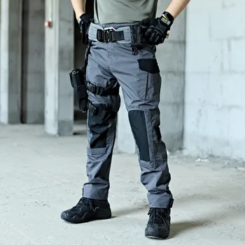 Naujas SP2 Ataka Tactical Kelnes Vyrų darbo drabužiai Multi-bag Kelnes Prarasti Specialiųjų Pajėgų Ar Stovėti Kelnes CS Mokymo Kariuomenės Kelnės