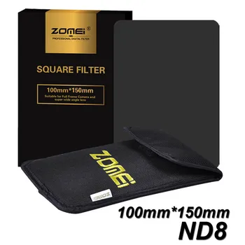 Naujas Zomei Pro ND8 ND0.9 (8x) 100*150mm 100x150mm 3-Stop Neutralaus Tankio Kvadrato filtras Cokin Z-PRO Serijos Laikiklis 100mm*150mm