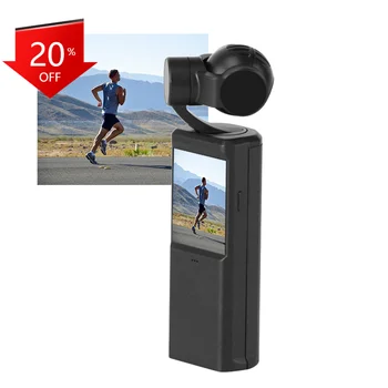 Naujo Dizaino Kišeninio Fotoaparato P6-Ašis 4K HD Gimbal Kameros Stabilizatorius 120 Laipsnių Plataus Kampo Vlog