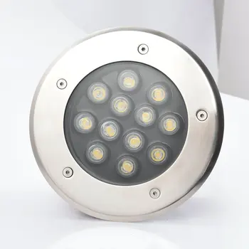 Nemokamas pristatymas 9W 12W Šiltai Balta/šaltai Balta LED požeminės šviesos IP68 Palaidotas embedded aukšte lauko lempos AC85V-265V arba 12V