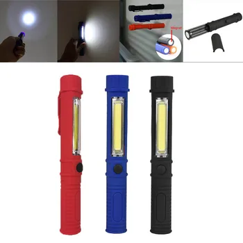 Nešiojamų Mini COB Led Žibintuvėlis Remonto Darbai Šviesos Fakelas Magnetinio Penlight Lempos Lanterna Tikrinimo žibintai, Lauko Kempingas
