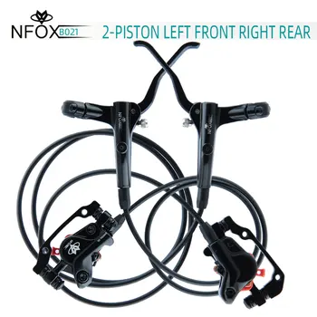 NFOX B021 Mountain Bike 2-stūmoklio Naftos Disko Roto Hidraulinių Stabdžių MTB Suportas 160 Dviračių Priedai Disko Itin Maža Kaina 1 Set