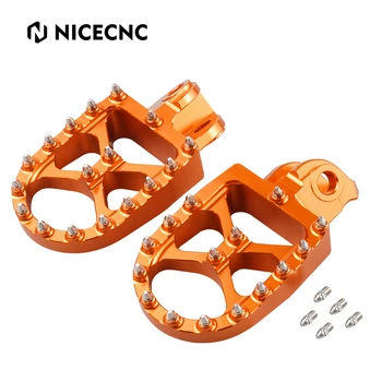 NICECNC 57mm Footpegs Kojoms Pėdų Peg Poilsio KTM 690 Enduro SMC SVR 950 990 1050 190 1190 1290 Super Nuotykių R S T Moto