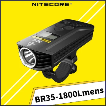 NITECORE BR35 Dviračių Šviesos Didelės Galios daugkartinio Įkrovimo 1800 Liumenų Built-in 6800mAh Baterija su CREE XM-L2, U2 LED Dviračių Šviesos