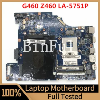 NIWE1 LA-5751P Mainboard Lenovo Ideapad G460 Z460 Nešiojamas Plokštė PGA989 HM55 DDR3 100% Visiškai Išbandyta, veikia Gerai