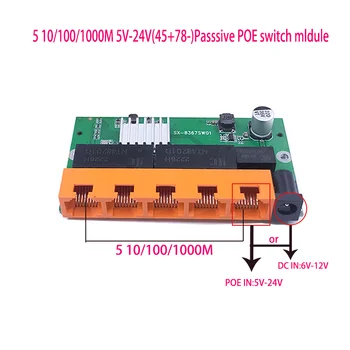 OEM Naujas modelis 5 Port Gigabit Desktop Switch RJ45 Ethernet Switch 10/100/1000mbps Lan, Gigabit switch rj45 tp-link