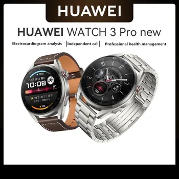 Originali Produkto Huawei Žiūrėti Pro 3 Naujas Skambutis Smart Žiūrėti Sporto, Sveikatos Vandeniui Žiūrėti Kraujo Deguonies, Širdies Normos Nustatymo