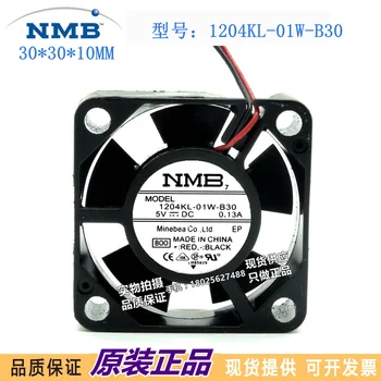 Originalus NMB 1204KL-01W-B30 3010 3CM 5V ventiliatorius dvigubas rutulinis guolis nešiojamojo kompiuterio kietąjį diską miniatiūriniai aušinimo ventiliatorius