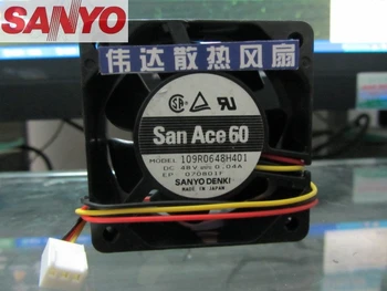 Originalą Sanyo 109R0648H401 6025 60mm 6cm DC 48V 0.04 tylus tylus dc brushless aušinimo ventiliatoriai