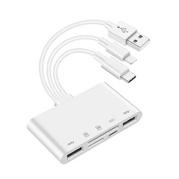 OTG USB Kamera Multimemory Adapteris iš Micro-SD TF Card Reader Rinkinys, Skirtas 