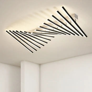 Paprasta kambarį, LED apšvietimas, šviesos prabangos menas fortepijonas lubų šviesos šiuolaikinės kūrybos reguliuojamas mados stiliaus miegamojo šviesos