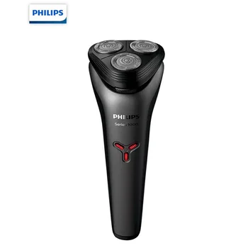 Philips S1213 Vyrų Elektrinį skustuvą, Viso Kūno Plovimo Sausas, Šlapias Naudoti Veido Rotray Razor 3 Pjovimo Galvutės USB Greito Įkrovimo