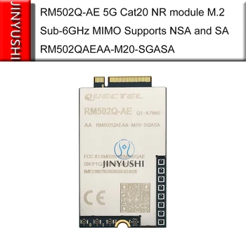 Quectel RM502Q-AE ne RM502Q-GL sandėlyje 5G modulis Cat20 NR modulis M. 2 sub-6GHz MIMO Palaiko NSI ir SA
