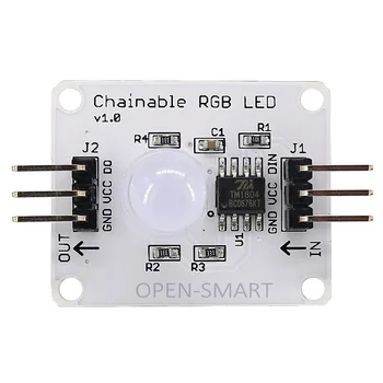 RGB 3 Spalvos Full LED Modulis Chainable Gali būti Sujungti nuosekliai Pabrėžė, Rūkas, LED Lenta Arduino