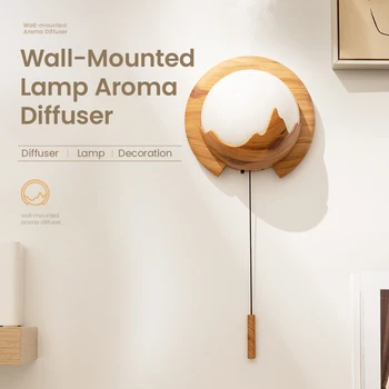 Sienos montuojamas Difuzorius Aromaterapijoje eterinis Aliejus Difuzoriaus Drėkintuvas su Nakties Šviesos Aromato Difuzorius Belaidžio Kvepalai Mašina