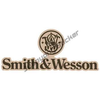 Smith & Wesson Vinilo Lipdukas Automobilių, Sunkvežimių Lango Lipdukas Ginklą Šaunamasis Ginklas, Pistoletas Ginklas Lipdukai Stilius Padengti Įbrėžimų Dekoro Priedai