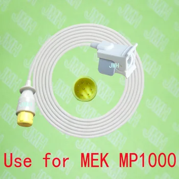 Suderinama su 8pin MEK MP-1000 Pulse Oximeter stebėti ,Vaikų pirštu įrašą spo2 jutiklis.