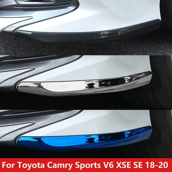 Toyota Camry Sporto V6 XSE SE 2018-2020 Nerūdijančio Plieno Automobilio Priekinis Bamperis Priekiniai Lūpų Kampo gaubtas Apdaila Apsaugos Juostos