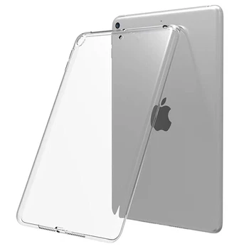 TPU Case For iPad 9.7 10.2 10.5 MiNi 1 2 3 4 5 Skaidrus Silikoninis Dangtelis Naujas iPad 2017 2018 Pro 10.5 Oro 1 2 Atgal Atveju