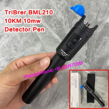 TriBrer BML210 10KM VFL Optinio Pluošto Vaizdo Kaltės Detektorius Pen 10 mw Optinio Pluošto Bandymo Pen Šviesos Pen Matomas Gedimų Lokatorius