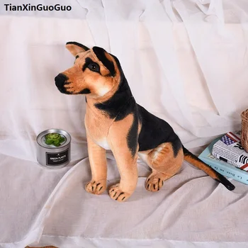 tupint wolfhound pliušinis žaislas puikus vokiečių aviganis didelis 53cm minkštos lėlės pagalvę gimtadienio dovana s0437