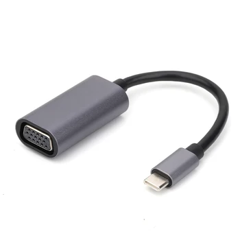 USB C iki VGA MacBook Air/Pro Vaizdo Kabelis Adapteris 1080P 720P, skirtą 