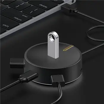 USB Hub 4 Uostų Adapteris, Splitter Duomenis, Greitai Pripažino Nešiojamas Kompiuteris