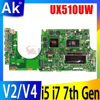 UX510UW Nešiojamas Plokštė I5 I7 6th Gen 7 Gen CPU GTX950M GTX960M GPU Už Asus ZenBook UX510UX UX510UWK UX510UXK Mainboard