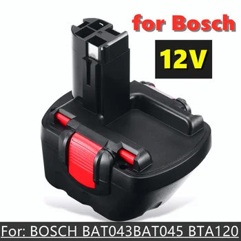 Už Bosch 12V 12800mah PKR Įkrovimo baterija (akumuliatorius 12V 12.8 AH AHS GSB GSR 12 VE-2 BAT043 BAT045 BAT046 BAT049 BAT120 BAT139