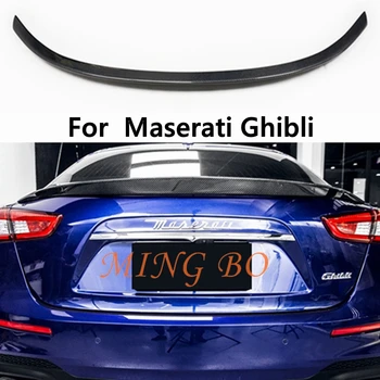 Už Maserati Ghibli NT Stiliaus Anglies Pluošto Galinis Spoileris Kamieno Sparno 2013-2022 metų FRP Kaltiniai Anglies