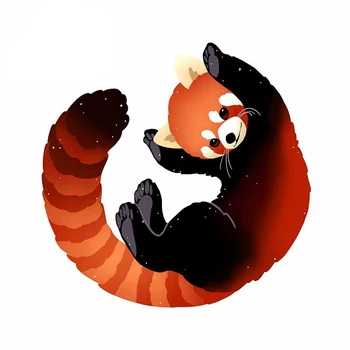 V1671#Automobilių Lipdukai Asmenybės Raudona Panda Anime Lipdukai Automobilio, Motociklo Galinio Lango Dekoratyviniai Lipdukai Vandeniui Padengti Įbrėžimams