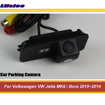Volkswagen VW Jetta MK6/Bora 2010-2014 M., Automobilio Galinio vaizdo Kamera Galinio Priedai HD CCD NTSC (RAC), Integruota Brūkšnys Cam Rinkinys