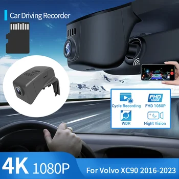 Volvo XC90 T6-R-Design 2016~2020 2021 2022 2023 4K 1080P HD Wifi Brūkšnys CamCar Kamera, Naktinio Matymo Vairavimo Diktofonas Auto Dalys