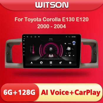 WITSON 9 colių Android 11 AI BALSO 1 Din Brūkšnys Automobilio radijo TOYOTA COROLLA 2007 auto Automobilis stereo navigacijos GPS
