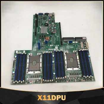 X11DPU Už Supermicro Serverio Plokštė 2nd Gen Xeon keičiamo dydžio Procesorius Dual Socket NVMe x4 PCI-E 3.0 LGA-3647 DDR4