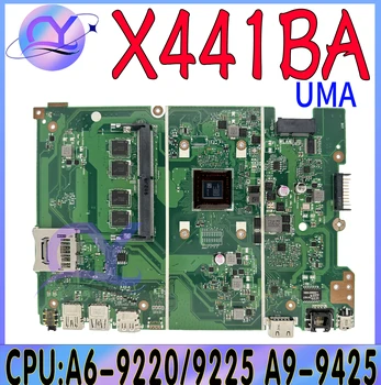 X441BA Nešiojamojo kompiuterio motininė Plokštė, Skirta ASUS X441B A441B K441B F441B Sąsiuvinis Su A6-9220 A6-9225 CPU, 2GB, 4GB 8GB RAM DDR4 x1 Lizdai