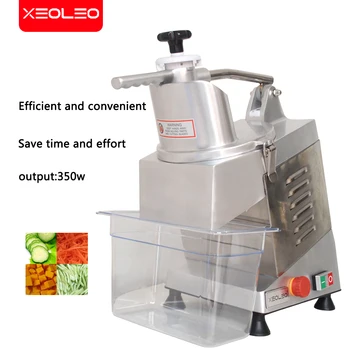 XEOLEO Komercinės Daržovių cutter Daugiafunkcinis Dicing mašina restoranas su 5 peiliukų 220V/110V Daržovių peilis