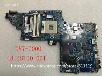 yourui HP Pavilion DV7 DV7-7000 Sistema mainboard 682037-001 685448-001 48.4ST10.031 DDR3 Bandymo darbai