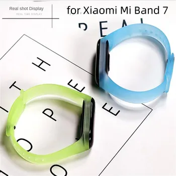 Žiūrėti Dirželis Xiaomi Mi Band5/6/7 Matinio Permatomas Kvėpuojantis Watchproof Pakeitimo Sporto Apyrankės Smart Žiūrėti Priedą